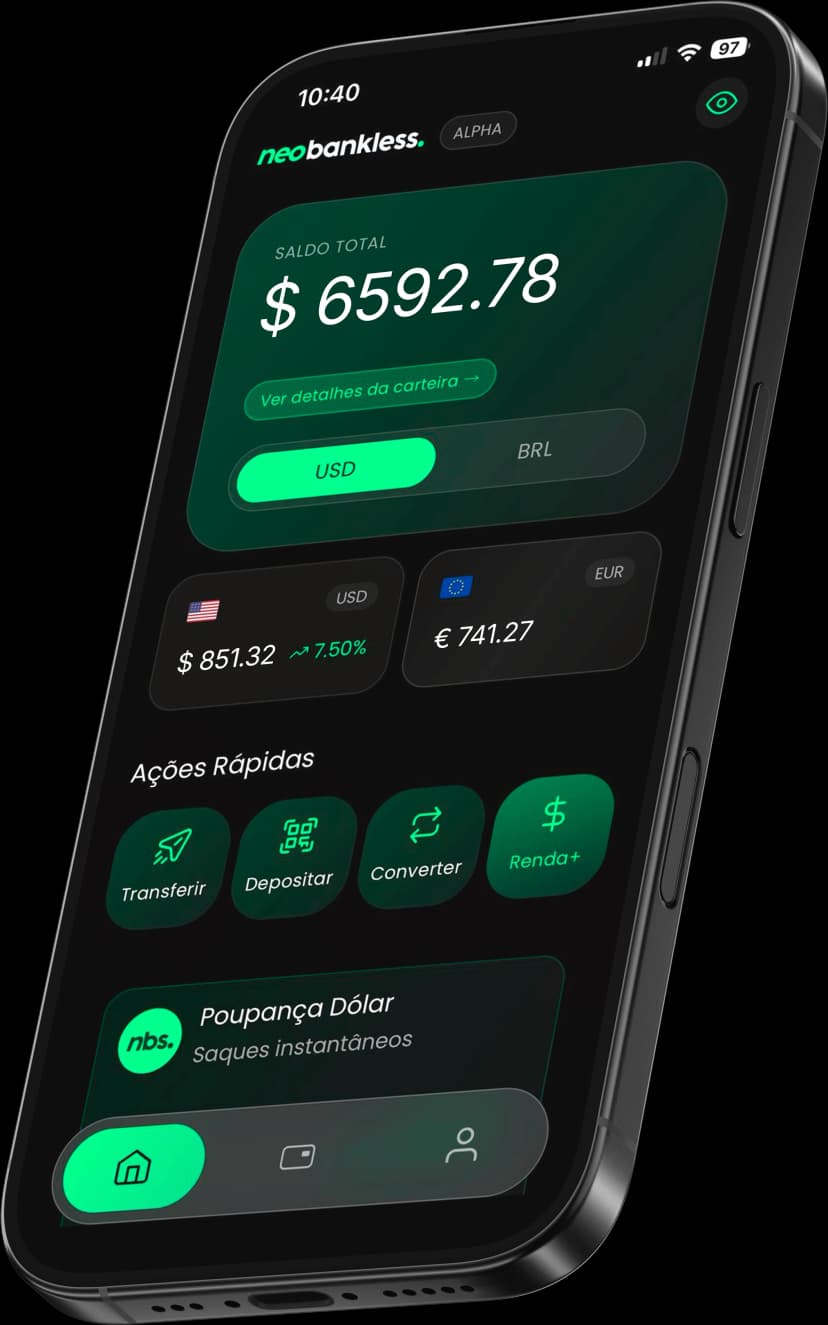 Aplicativo Neobankless